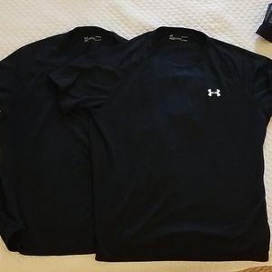 TWO Under Armour workout tshirts
